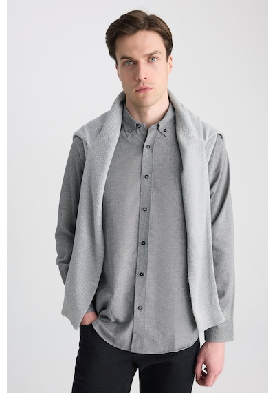 D'S Damat Ds Damat Comfort Lacivert Armürlü Gömlek 5hc02ıg21265m Çok Renkli