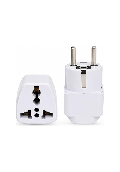Primex Px-amc1 Universal Priz Dönüştürücü, Amerikan Priz Ve İngiliz Priz Türk Çevirici Adaptör, Us/uk To Eu Türk Fiş Adaptörü Seyahat Tipi Çevirici Çok Renkli