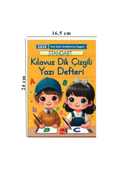Kılavuz Dik Çizgili Güzel Yazı Defteri Orta Boy Fatih Kırmızı Ve Siyah Jumbo Kurşun Kalem Sınav Silgisi Kalemtraş Defter