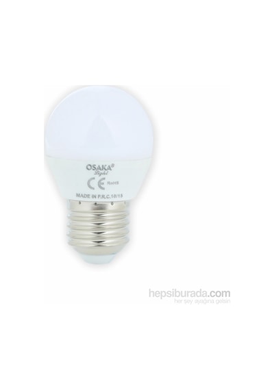 5 Adet Osaka 6W 40W E27 Top Ampul 480 Lümen Sarı 3000 Kelvin