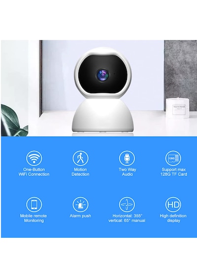 Wifi Güvenlik Kamerası 2mp 1080p Hd Akıllı Ip Kamera Onvif V380