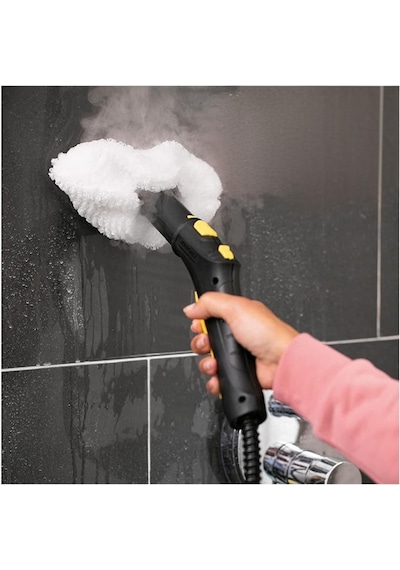 Srfn Ticaret Karcher Beyaz Buharlı Temizlik Makinesi Beyaz Mikrofiber Bez 3'lü Sc2 Sc3 Sc4 Sc5 Uyumlu