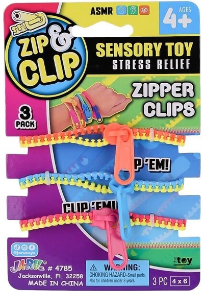 4785 Zıp Clip Zipper Clips 3lü -