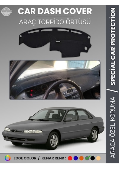Mazda 626 Cronos 1991-1996 Torpido Örtüsü Panel Halısı Torpido Koruma Özel Kesim Kaymaz Uv Koruma - 454 Stiloto