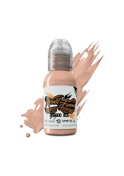 Pink Ribbon Fair Peach - World Famous Ink Dövme Boyası - 1oz/30ml