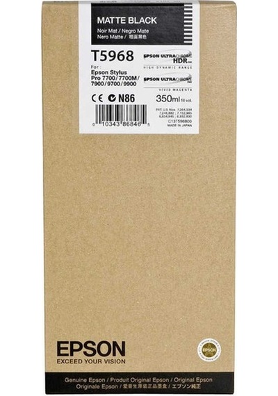 Epson T5968 C13T596800 Mat Siyah Kartuş Pro 7700