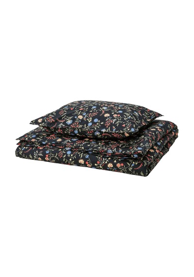 Ikea Brudkrusbär Tek Kişilik Nevresim Takımı 150 X 200 Cm Siyah - Sarı - Kırmızı - Mavi Çok Renkli