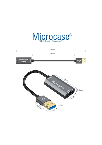 Ayrex Usb 3.0 Hdmı Video Capture Video Kayıt Ekran Aktarma Adaptörü - Al2622
