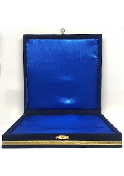 40 Cm Tabak Kadife Kutu Lacivert
