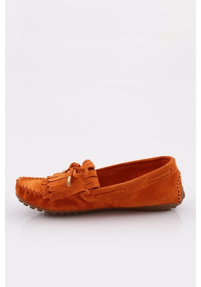 Dgn K118 Kadin Püskül Detayli Loafer Ayakkabi K118-1774-R6022 Turuncu Dgn K118 Kadin Püskül Detayli Loafer Ayakkabi K118-1774-R6022 Turuncu