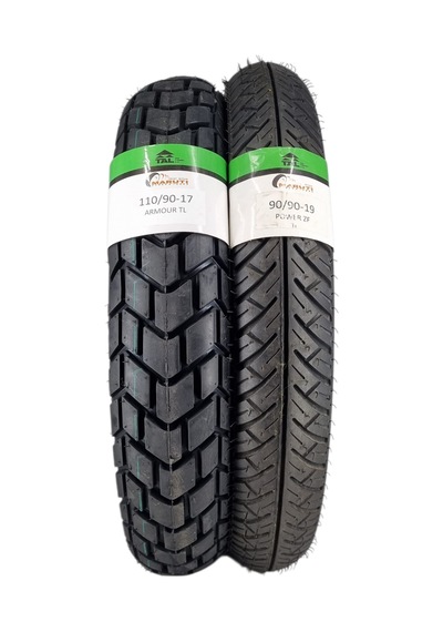 110/90-17 Armour Ve 90/90-17 Power Zf Tubeless - Dubleks Lastik Takımı