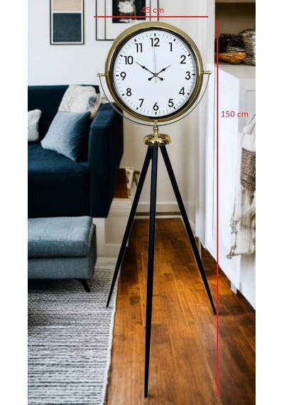 Zentime Gold Klasik Tripod Ayaklı Saat Çok Renkli