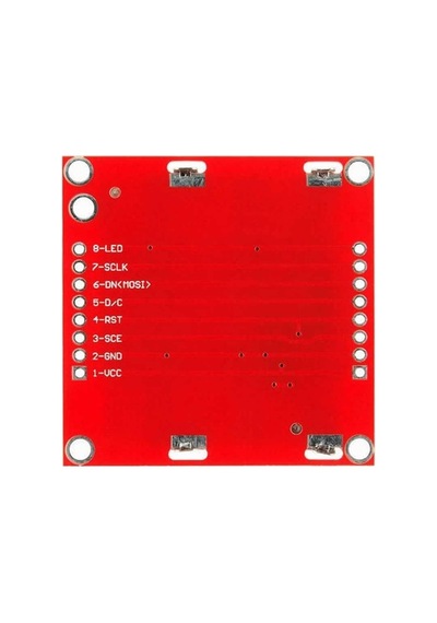 Devremarkt 5110 84x48 Lcd Modül 84 X 48 Pixel Grafik Lcd Display Ekran 5v Beyaz Arka Işık Gösterge Menü Resim