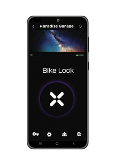 Black X Titan Smart Shackle Ls Bluetoothlu U Bisiklet Kilidi Siyah
