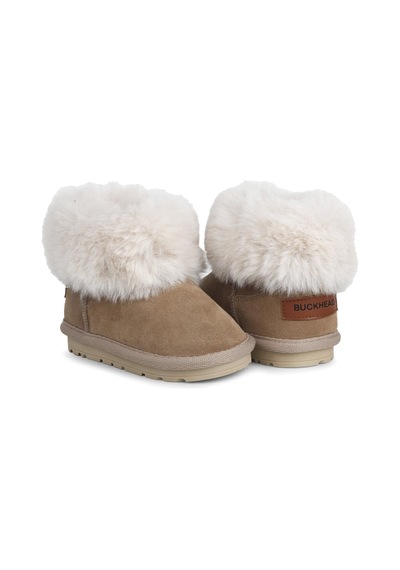 Buckhead Kız Çocuk Kürklü Bot Buck3064 Chestnut Furly Bej
