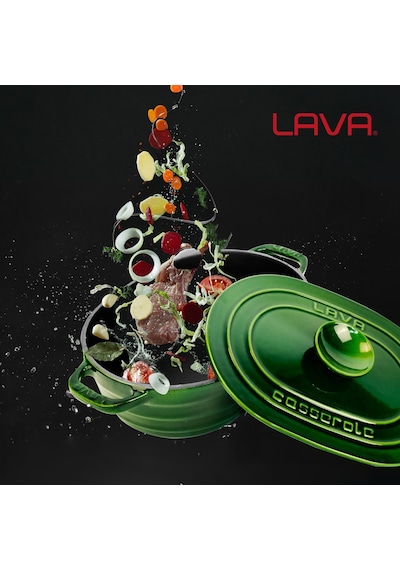 Lava Döküm Oval Tencere Döküm Demir Kapak Experience Majolik Serisi Ölçü 24x33cm 001