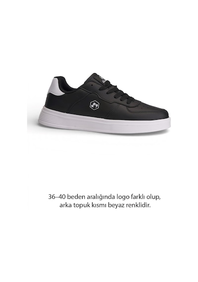 Nstil Unisex Spor Ayakkabı Rahat Yumuşak Taban Kaymaz Günlük Bağcıklı Sneaker 408 Siyah Beyaz