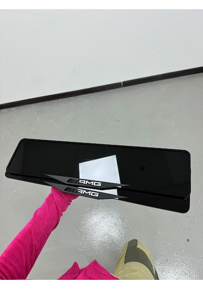Amg Plakalık Siyah Parlak Pleksi