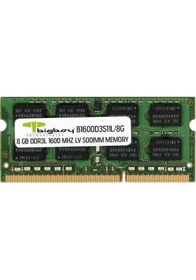 Bigboy B1600D3S11L-8G 8 GB DDR3L 1600 MHz CL11 LV Notebook Bellek