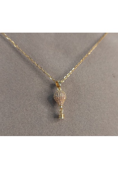 Beren Aksesuar Stainless Steel Çelik Kolye Gold