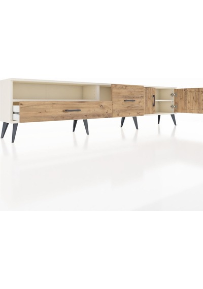 Arges Tv Ünitesi 2 Raflı 2 Çekmeceli 2 Kapaklı 220x30x51 Aytaşı-çam Atlas Çam/atlas Çam - Aytası Arges Tv Ünitesi 2 Raflı 2 Çekmeceli 2 Kapaklı 220x30x51 Aytaşı-çam Atlas Çam/atlas Çam - Aytası