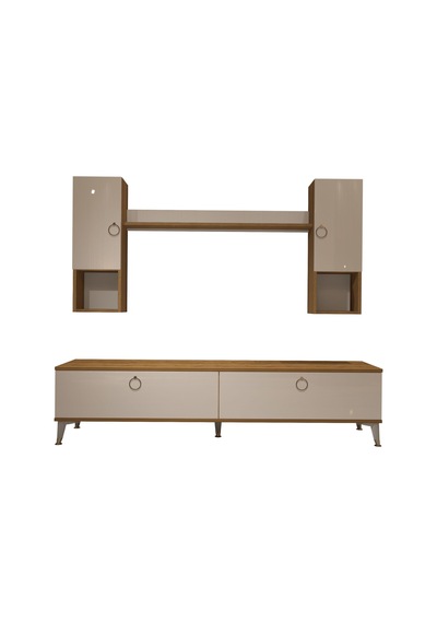 Decoraktiv Eko 5da Mdf Std Gold Tv Ünitesi Tv Sehpası Pera - Beyaz