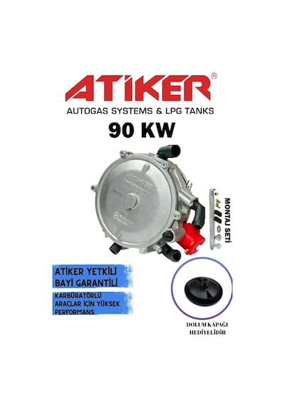 Karbüratörlü Regülatör Vr01 90 Kw 2026 Üretim li Lpg Beyni Tüm Araç Modelleri İçin