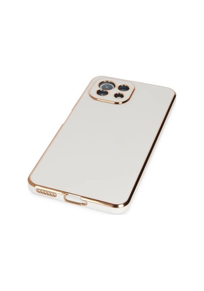 Xiaomi Mi 11 Lite Kılıf Volet Silikon - Beyaz 0.2M-Çok Renkli