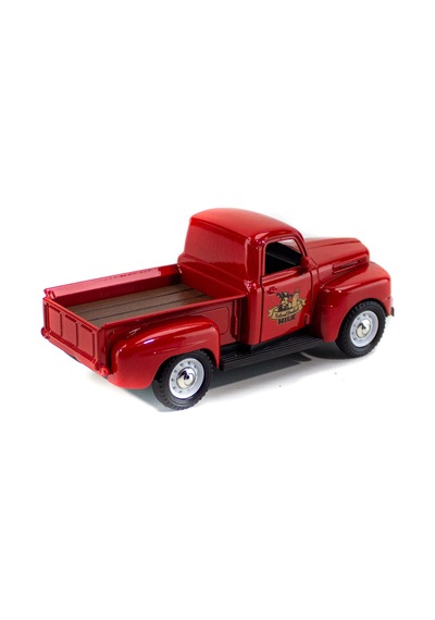 Metal Chevrolet Pikap Klasik Çek Bırak Işıklı Kırmızı 12 Cm