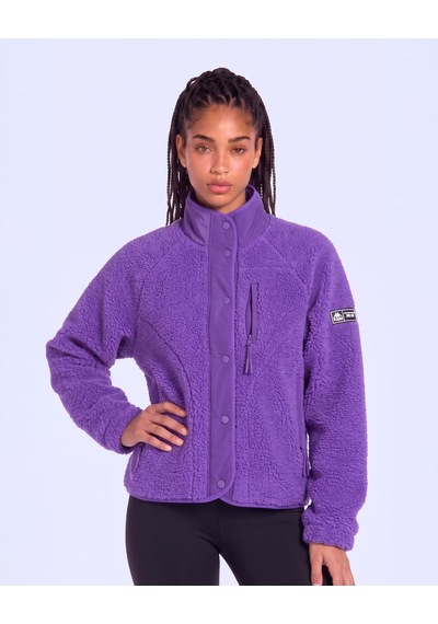 Kappa Authentic Crete 2 Kadın Mor Regular Sherpa Mont