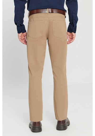 Ac&Co / Altınyıldız Classics Slim Fit Dar Kesim Pamuklu Chino Erkek Pantolon - Camel