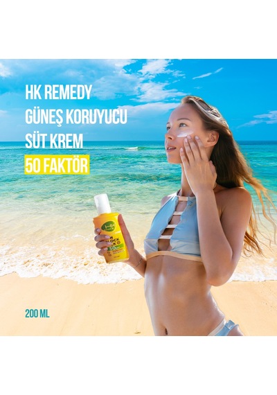 HK Remedy Sun Güneş Sütü SPF 50 Sprey 200 ML