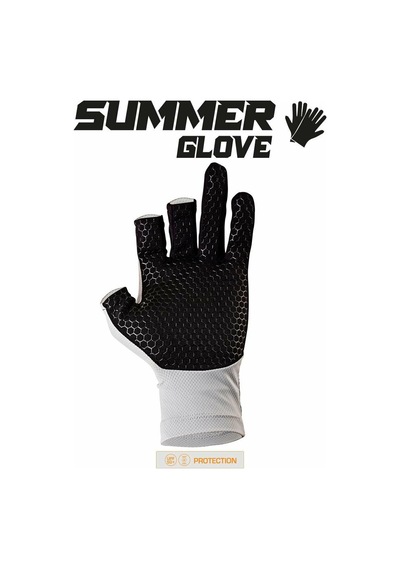 Fujin Pro Angler S24 Summer Gloves Grey M/l Gri
