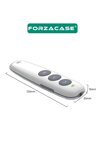 Forzacase FC904 2.4 Ghz 100 M Çekim Mesafeli  Kablosuz Sunum Kumandası