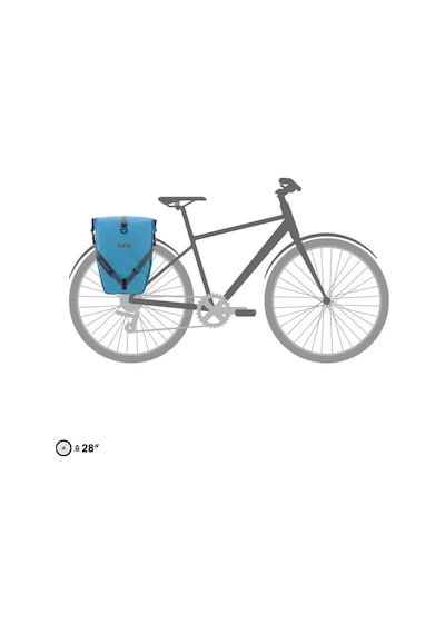 Ortlieb F5206 Back-roller Plus Arka Bisiklet Çanta 40l Mavi Ql2.1