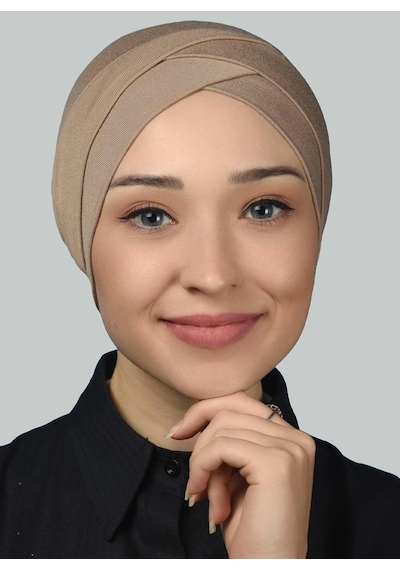 Altobeh Dört Bantlı Çapraz Dış Tesettür Bonesi Hazır Türban Penye Çok Renkli Altobeh Dört Bantlı Çapraz Dış Tesettür Bonesi Hazır Türban Penye Çok Renkli