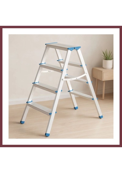 Storeşahin Alüminyum Çift Basamaklı Merdiven 92 Cm 4+4 Shn0720 4 4