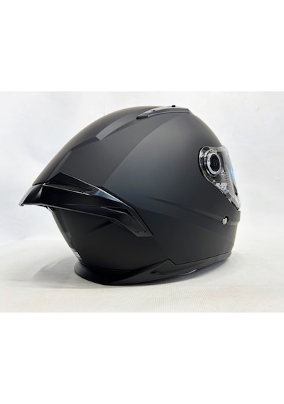 Mt Braker Sv Pure A1Şefaf Vizörlü İç Güneş Vizörlü Kask Mat Siyah