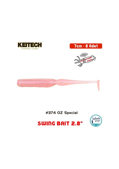 Keitech Swing Bait 7cm 2.8" 374 Oz Special Kokulu Silikon Balık
