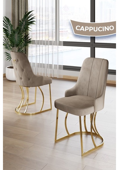 Canisa Epal Serisi 90x168 Lak Panel Siyah Mermer Desen Masa Takımı Gold Ayaklı 6 Cappucino Sandalye Masa Siyah Mermer Desen Sandalye Cappucino Canisa Epal Serisi 90x168 Lak Panel Siyah Mermer Desen Masa Takımı Gold Ayaklı 6 Cappucino Sandalye Masa Siyah Mermer Desen Sandalye Cappucino
