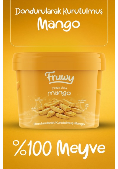 Freeze Dried Mango Kova Dondurularak Kurutulmuş Mango Diğer