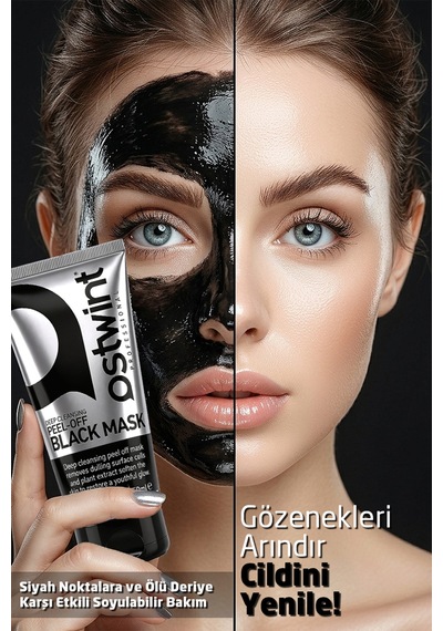 Ostwint Professional Peel-Of Soyulabilir Siyah Maske 150 ML