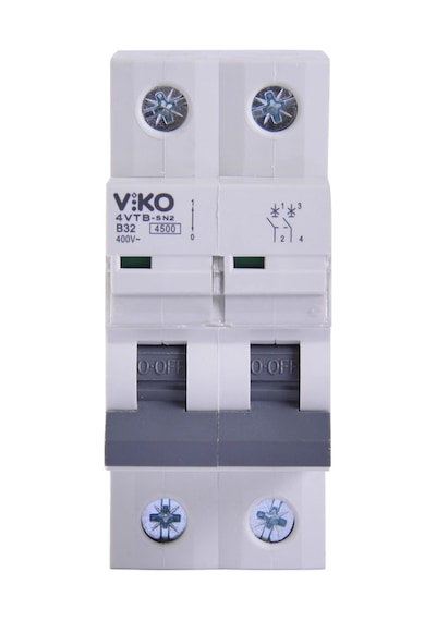 Viko 4vtb-2b32 Otomatik Sigorta 4,5ka B Tipi 2 Kutup 32a 10