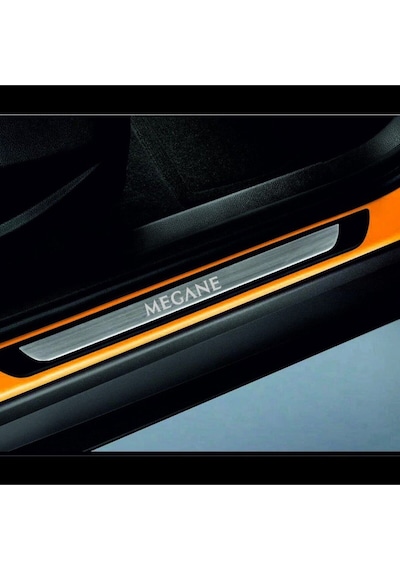 Renault Megane Tüm Modeller Old Krom Kapı Eşiği 4 Parça Paslanmaz Çelik