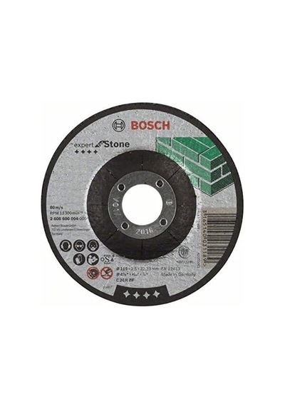 1x Kesme Diski Dirsekli Expert For Stone Taş, Granit, C 24 R Bf, Çap 115 Mm, 2,5 Mm, Açılı Taşlama Makinesi Akses