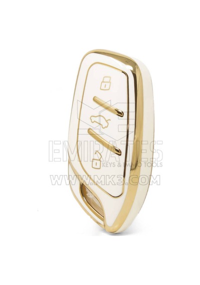 Lüx Mg Hs Gt Zs Ev Zx Mg5 Mg6 Roewe Rx3 Rx5 I5 Erx5 I6 I5 Nano Anahtar Kılıfı Beyaz Gold Renk