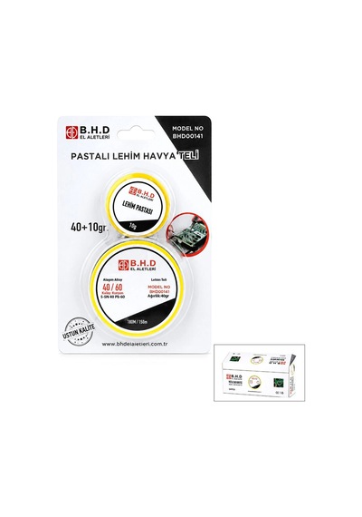 2'li Lehim Teli Ve Pasta Seti - 1.2 Mm 1 Adet