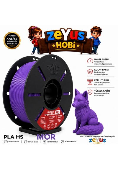 Generic Pla Hs Hyper Speed Filament Mor 1.75 Mm 1000 Gr Mor Filament