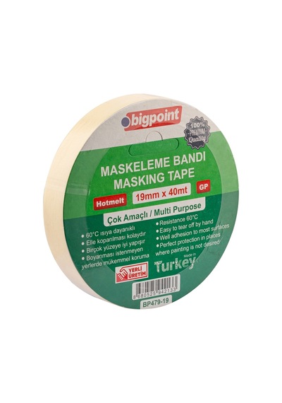 Bigpoint Maskeleme Bandı 19mm X 40m 1