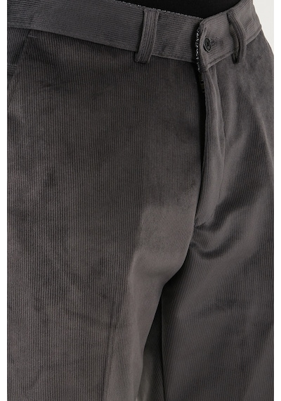 Buratti Normal Bel Regular Fit Düz Paça Erkek Kadife Pantolon 645Merlin Gri Buratti Normal Bel Regular Fit Düz Paça Erkek Kadife Pantolon 645Merlin Gri